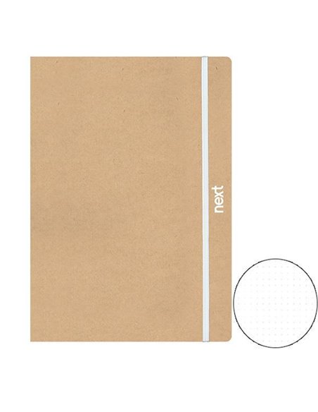 Next eco dots τετράδιο flexi με λάστιχο 21x29εκ. 1θ. 160σελ.
