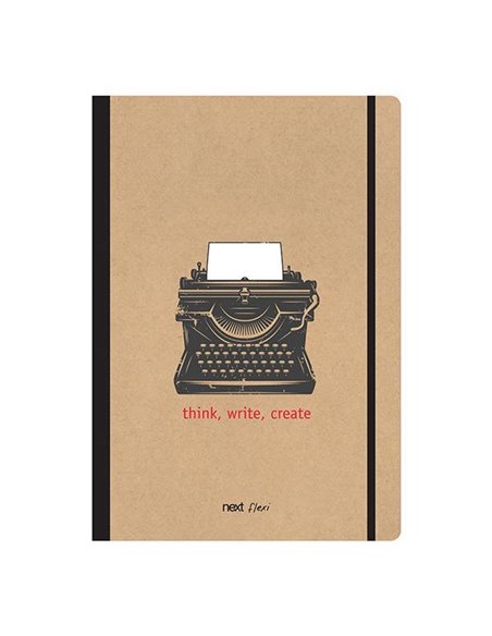 Next trends typing τετράδιο flexi λάστιχο 21x29εκ. 2θεμ. 80φ.