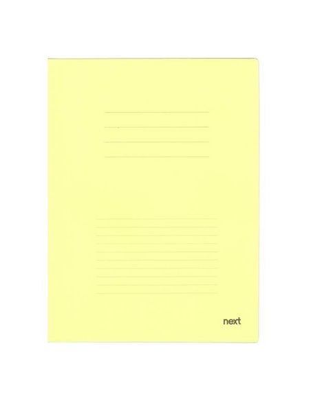 Next φάκελος αρχειοθέτησης με αυτιά μανίλα κίτρινος Υ35x25εκ.