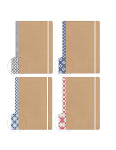 Next flexi patterns 17x24εκ, 192σελ, 2θεμ. με λάστιχο