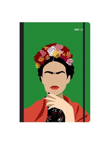 Next trends Frida τετράδιο flexi λάστιχο 17x25εκ. 2θεμ. 80φ.