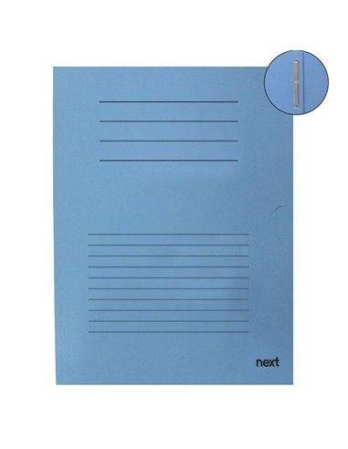 Next φάκελος με έλασμα μανίλα μπλε ανοιχτό Υ31x24εκ.