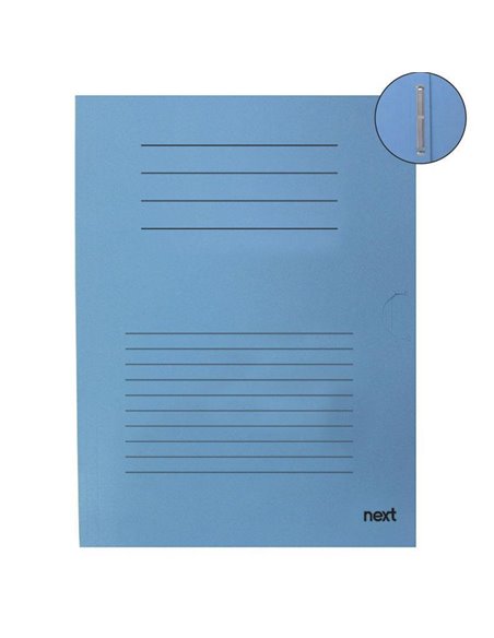 Next φάκελος με έλασμα μανίλα μπλε ανοιχτό Υ31x24εκ.