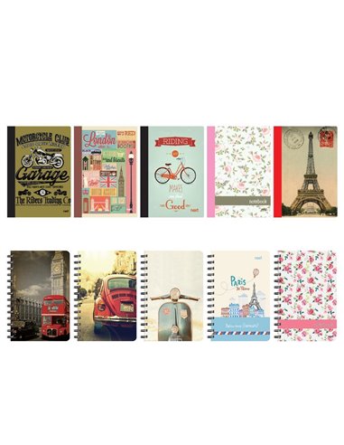 Next gallery 360° τετράδιο mini flexi 8x12εκ. 128σελ.