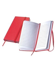 Σημειωματάριο ραφτό κόκκινο Υ13x8εκ.