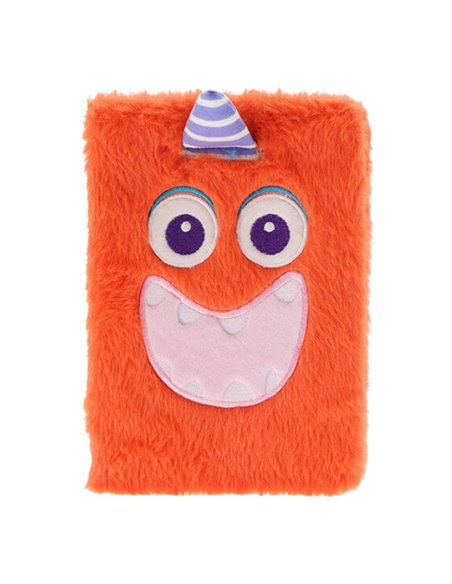 Σημειωματάριο κόκκινο με βελούδινο εξώφυλλο Y21x15,5x3εκ.