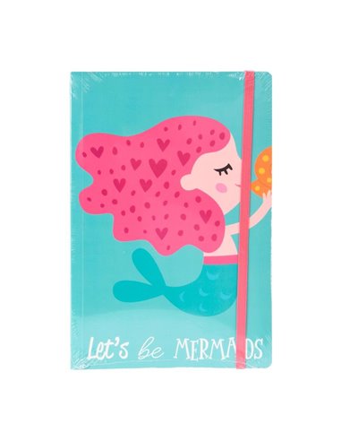 Σημειωματάριο Α5 "Let's be mermaid" 14x21εκ.