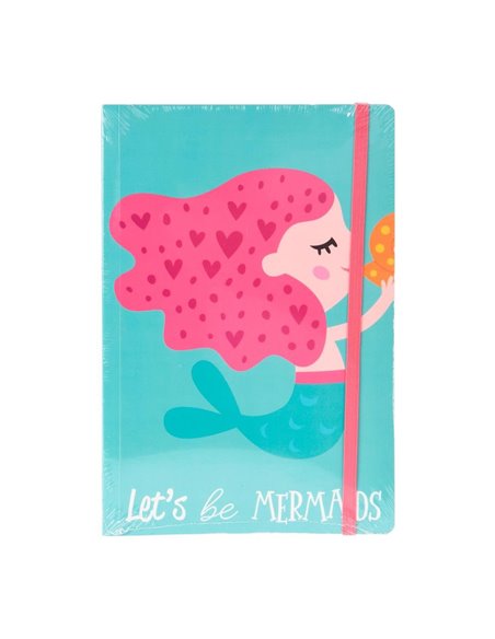Σημειωματάριο Α5 "Let's be mermaid" 14x21εκ.