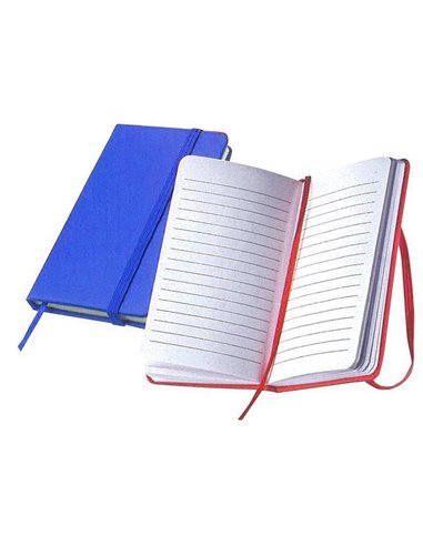 Σημειωματάριο ραφτό μπλε Υ13x8εκ.