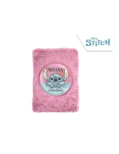 Σημειωματάριο με βελούδινο εξώφυλλο Stitch Y21χ15x2,5εκ.