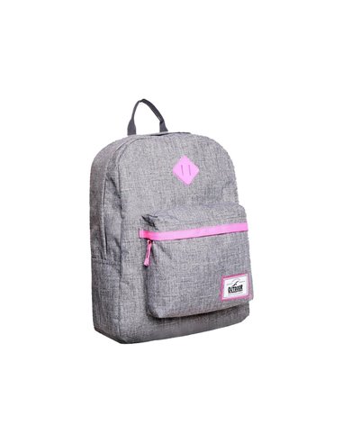 KALGAV τσάντα πλάτης Gray pink melange Υ41,5x13x31εκ.