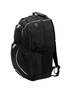 Τσάντα πλάτης με θήκες μαύρη Υ46,5x31x16,5εκ.