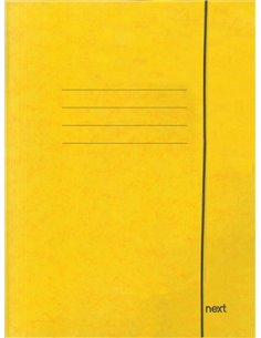 Next φάκελος με λάστιχο πρεσπάν κίτρινος Α3 Υ43x30x0εκ.