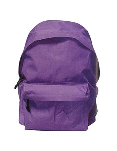 Τσάντα πλάτης μωβ με 1 θήκη 32x42x16εκ.