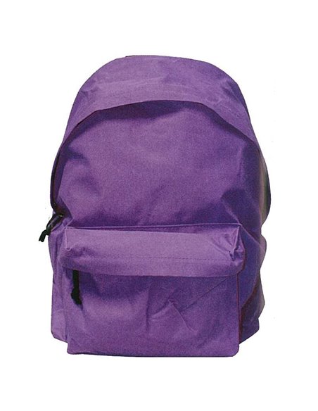 Τσάντα πλάτης μωβ με 1 θήκη 32x42x16εκ.