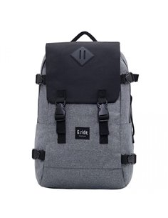 Bagtrotter τσάντα πλάτης εφηβική γκρι Υ49x32x15εκ.