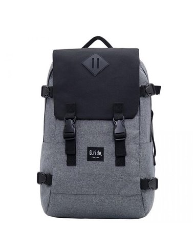 Bagtrotter τσάντα πλάτης εφηβική γκρι Υ49x32x15εκ.