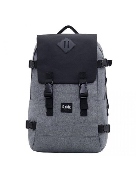 Bagtrotter τσάντα πλάτης εφηβική γκρι Υ49x32x15εκ.