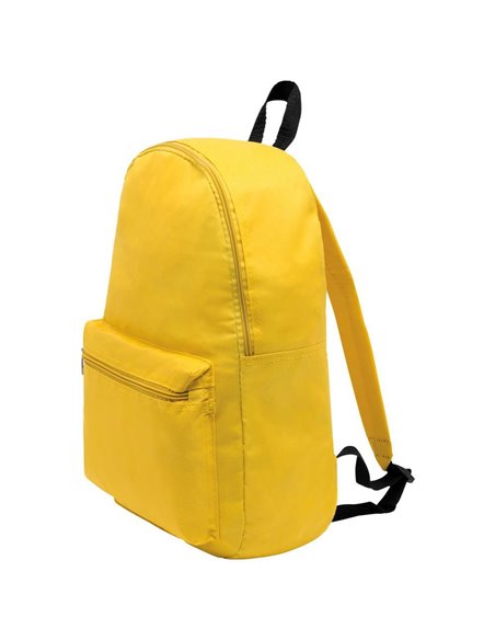 Τσάντα πλάτης με μπροστινή θήκη κίτρινη Υ39,5x30x10,5εκ.
