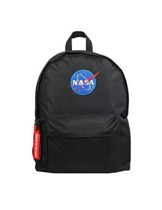 Bagtrotter τσάντα πλάτης ΝΑSA μαύρη Υ42x28x16εκ.