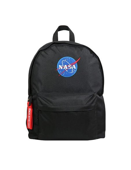 Bagtrotter τσάντα πλάτης ΝΑSA μαύρη Υ42x28x16εκ.