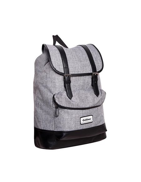 KALGAV σακίδιο πλάτης μαύρο γκρί Υ41x16,5x36εκ.