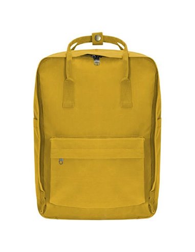 Σακίδιο πλάτης μουσταρδί Υ36x28εκ.