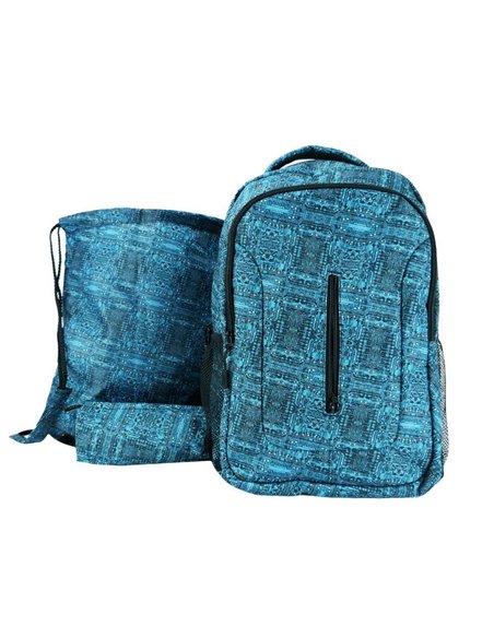 Σακίδιο τσάντα γυμναστικής - μολυβοθήκη No Name Green