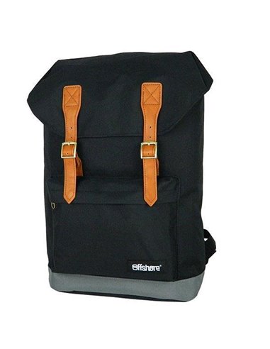 Bagtrotter τσάντα πλάτης "Offshore" μαύρη 42x28x12εκ.