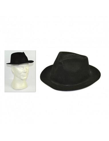 Καπέλο κλασικό μαύρο 25x29εκ.