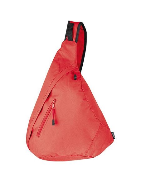 Τσάντα πλάτης χιαστί κόκκινη Υ50x26x16εκ.