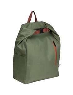 Σακίδιο πλάτης χακί από οικολογικό RPET Υ50x30x14εκ.