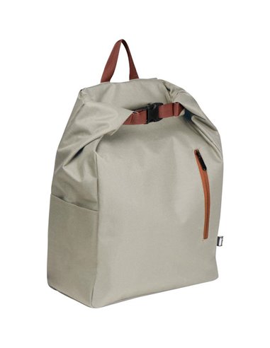 Σακίδιο πλάτης μπεζ από οικολογικό RPET, Υ50x30x14εκ.