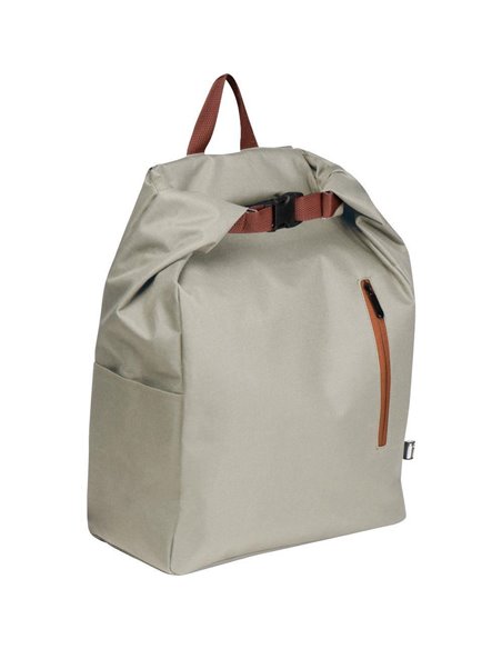 Σακίδιο πλάτης μπεζ από οικολογικό RPET, Υ50x30x14εκ.