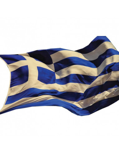 Σημαία ελληνική με κρίκους 1x1,5μ.