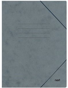 Next φάκελος με λάστιχο πρεσπάν γκρι Υ35x25x0εκ.  Δυνατότητα εκτύπωσης