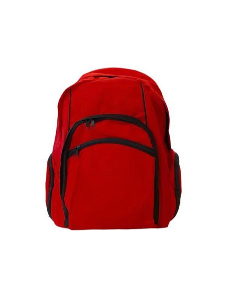 Σακίδιο πλάτης κόκκινο με 5 θήκες 32x18xΥ41εκ.