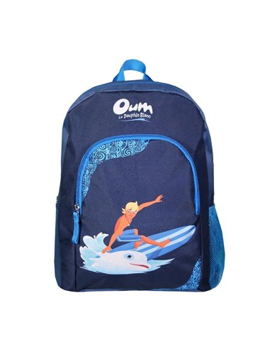 Bagtrotter τσάντα πλάτης νηπίου Oum Le Dauphin Blue Υ31x24x8εκ.
