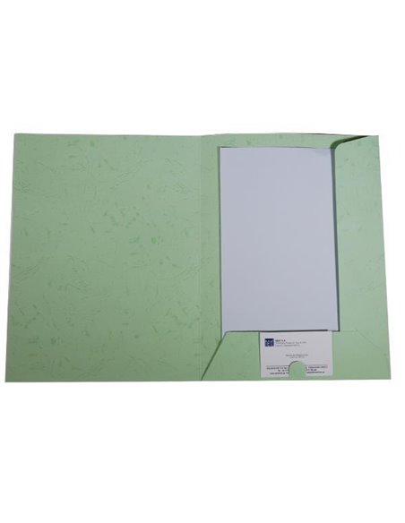 Νext φάκελος παρουσίασης (folder) skin πράσινο 250γρ. Υ32x24εκ. Δυνατότητα εκτύπωσης