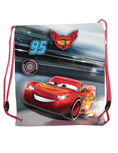 Bagtrotter τσαντά γυμναστηρίου "Cars" Υ37x33εκ.