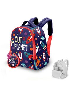 Σακίδιο πλάτης παιδικό Neoprene Out of this planet 25εκ.