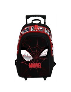 Βagtrotter τσάντα τρόλευ και πλάτης "Spider-Man Black" Υ45x33x16εκ.