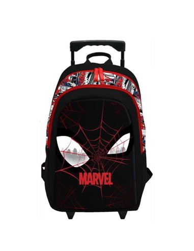 Βagtrotter τσάντα τρόλευ και πλάτης "Spider-Man Black" Υ45x33x16εκ.