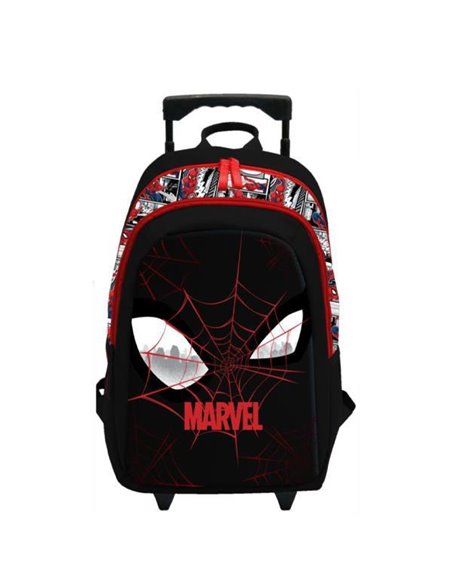 Βagtrotter τσάντα τρόλευ και πλάτης "Spider-Man Black" Υ45x33x16εκ.