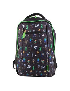 Bagtrotter τσάντα πλάτης "Minecraft"  με 3 θήκες Υ46x30,5x13εκ.