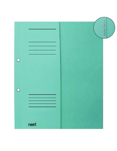 Next υποφάκελος με έλασμα - τρουκς μανίλα πράσινο ανοιχτό Υ31x25εκ.