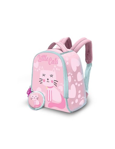 Σακίδιο πλάτης παιδικό Neoprene Little cats Υ25x19x12εκ.
