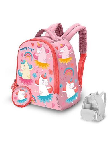 Σακίδιο πλάτης παιδικό Neoprene Happy Day Υ25χ19χ12εκ.