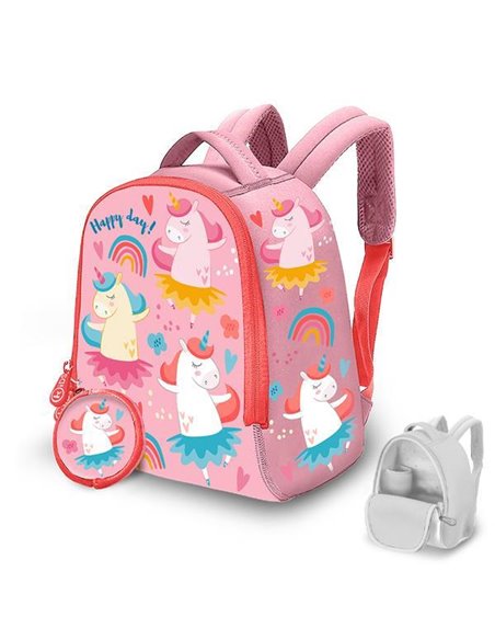 Σακίδιο πλάτης παιδικό Neoprene Happy Day Υ25χ19χ12εκ.