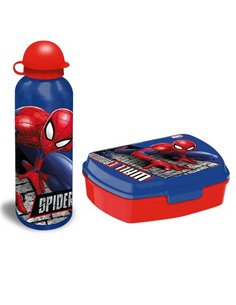 Σετ φαγητοδοχείο - παγούρι Spiderman 17,5x12,5xY6εκ 500ml